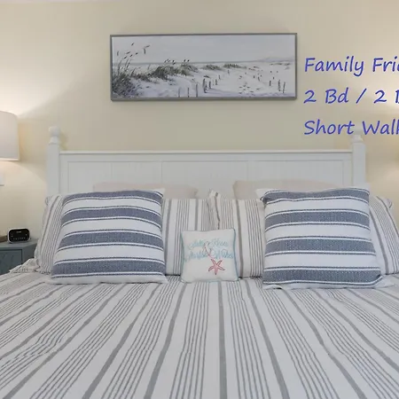 2Bd 2Ba 1St Floor Condo Walk To Beach